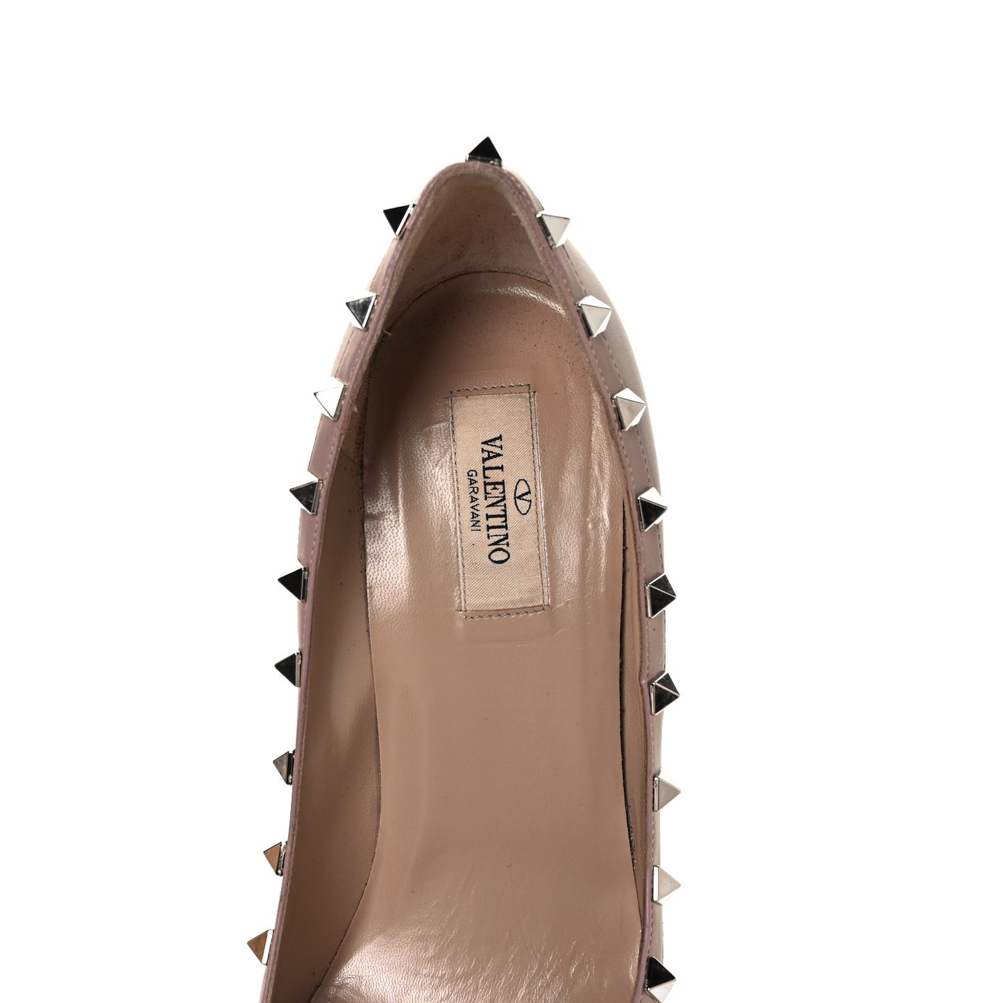 Nappa Rockstud 100mm Pumps 40.5 Poudre