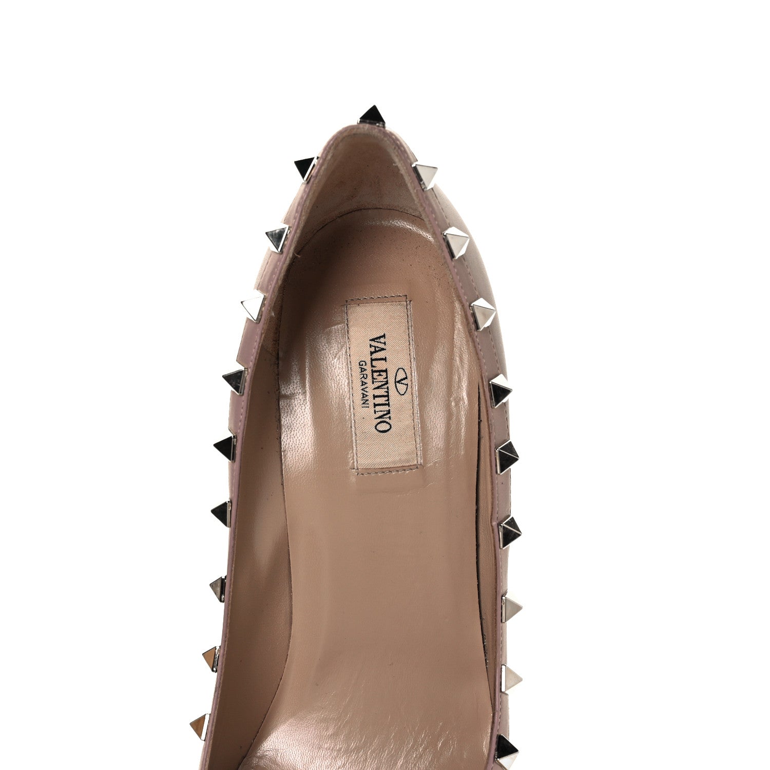 Valentino Garavani Nappa Rockstud 100mm Pumps 40.5 Poudre 7 of 8