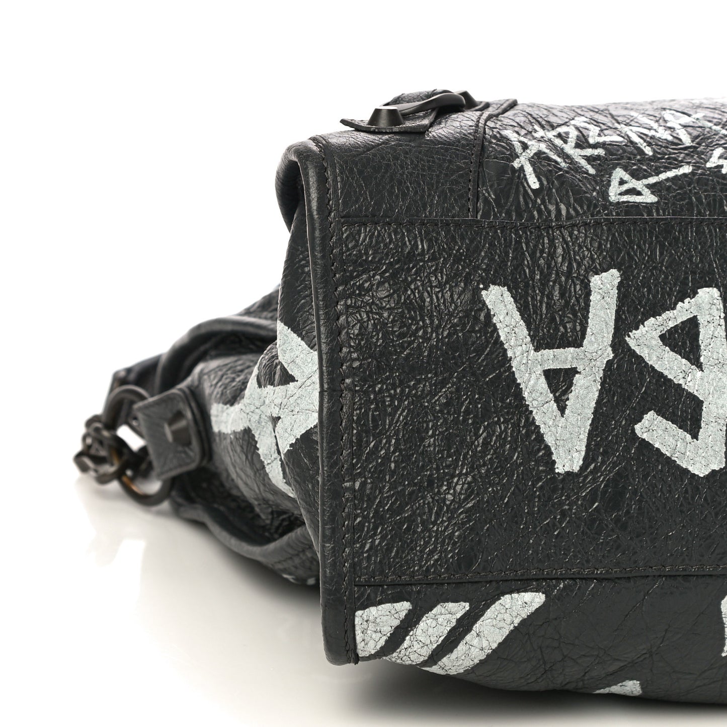 Agneau Arena Graffiti All Over Classic Hardware City Gris Fossile White