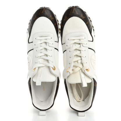 Louis Vuitton Calfskin Monogram Run Away Sneakers 38.5 White 2 of 9