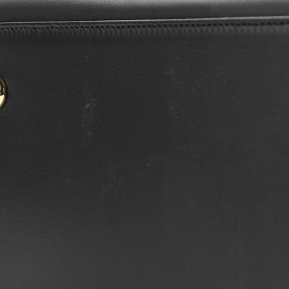 Salvatore Ferragamo Calfskin Fiamma Bag Black 10 of 10