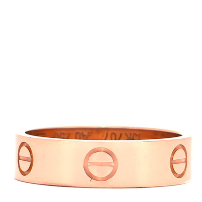 Cartier 18K Pink Gold 5.5mm LOVE Ring 58 8.25 1 of 5