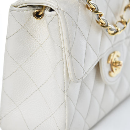 Chanel Caviar Quilted Mini Square Flap White 11 of 14