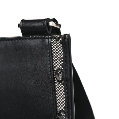 Gucci GG Monogram Messenger Crossbody Bag Black 10 of 11