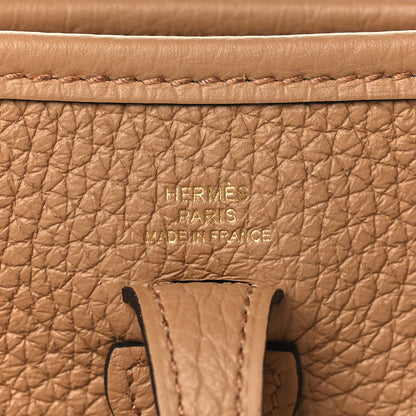 Hermes Taurillon Clemence Amazone Evelyne TPM Chai 6 of 9