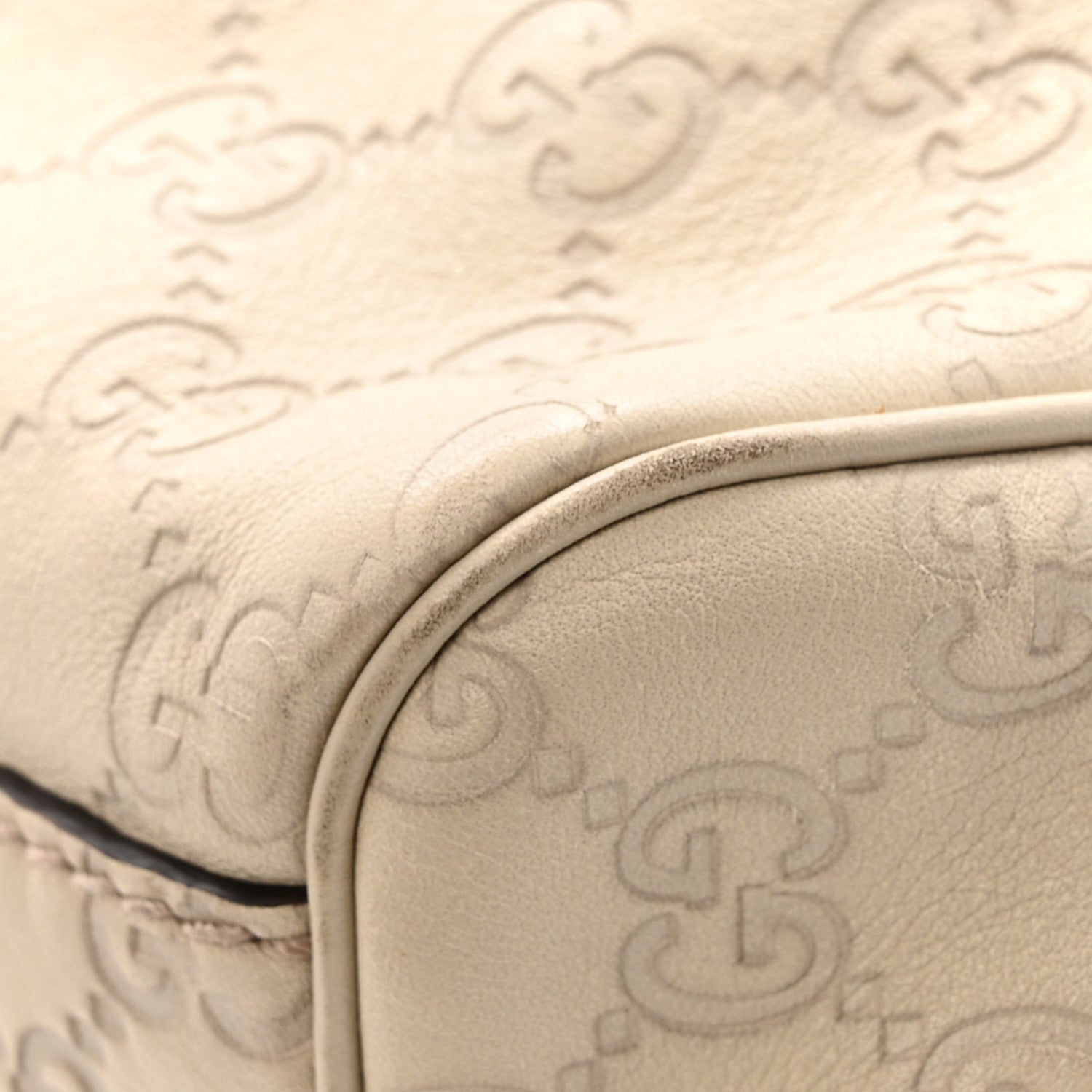 Gucci Guccissima Medium Sukey Tote Mystic White 15 of 15