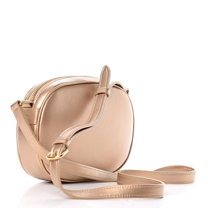 Celine Laminated Calfskin Quilted Small C Charm Bag Gold 3 of 10
