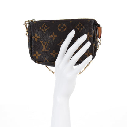 Louis Vuitton Monogram Mini Pochette Accessories 2 of 7