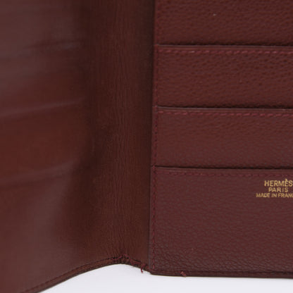 Hermes Evergrain Dogon Wallet Havane 7 of 9