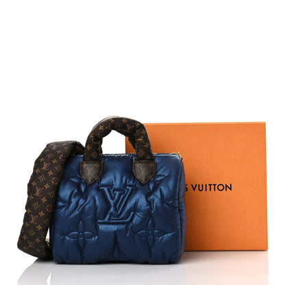 Louis Vuitton Econyl Mini Monogram Pillow Speedy Bandouliere 25 Navy 9 of 9