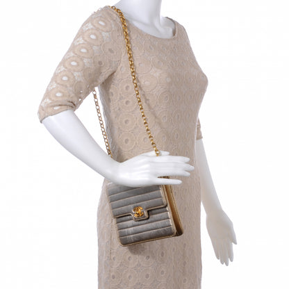 Chanel Lambskin Horizontal Quilted Mini Flap Metallic 2 of 9