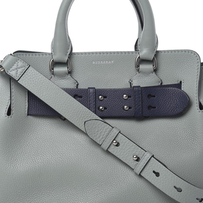 Burberry Soft Grain Calfskin Small Belt Bag Grey Blue 10 of 16