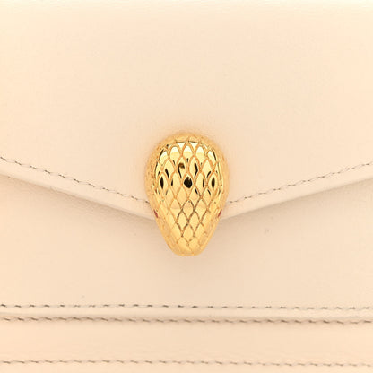 Bulgari Calfskin Serpenti Forever Micro Bag Ivory 7 of 10