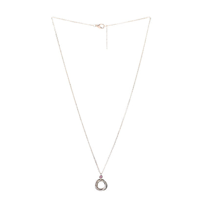 Cartier 18K Pink Yellow White Gold Pink Spinel Trinity Pendant Necklace 3 of 6