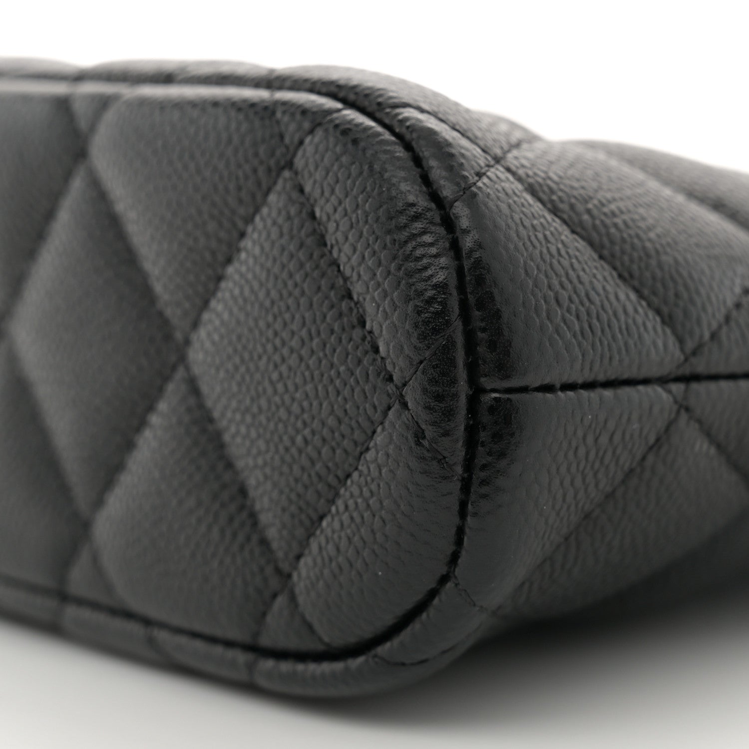 Chanel Caviar Quilted Classic Clutch With Chain Black 10 of 12