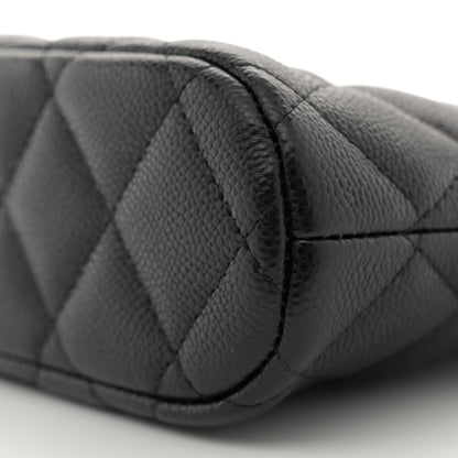 Chanel Caviar Quilted Classic Clutch With Chain Black 10 of 12