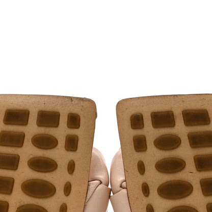 Bottega Veneta Nappa Maxi Intrecciato Lido Mule Sandals 37.5 Cipria 8 of 9