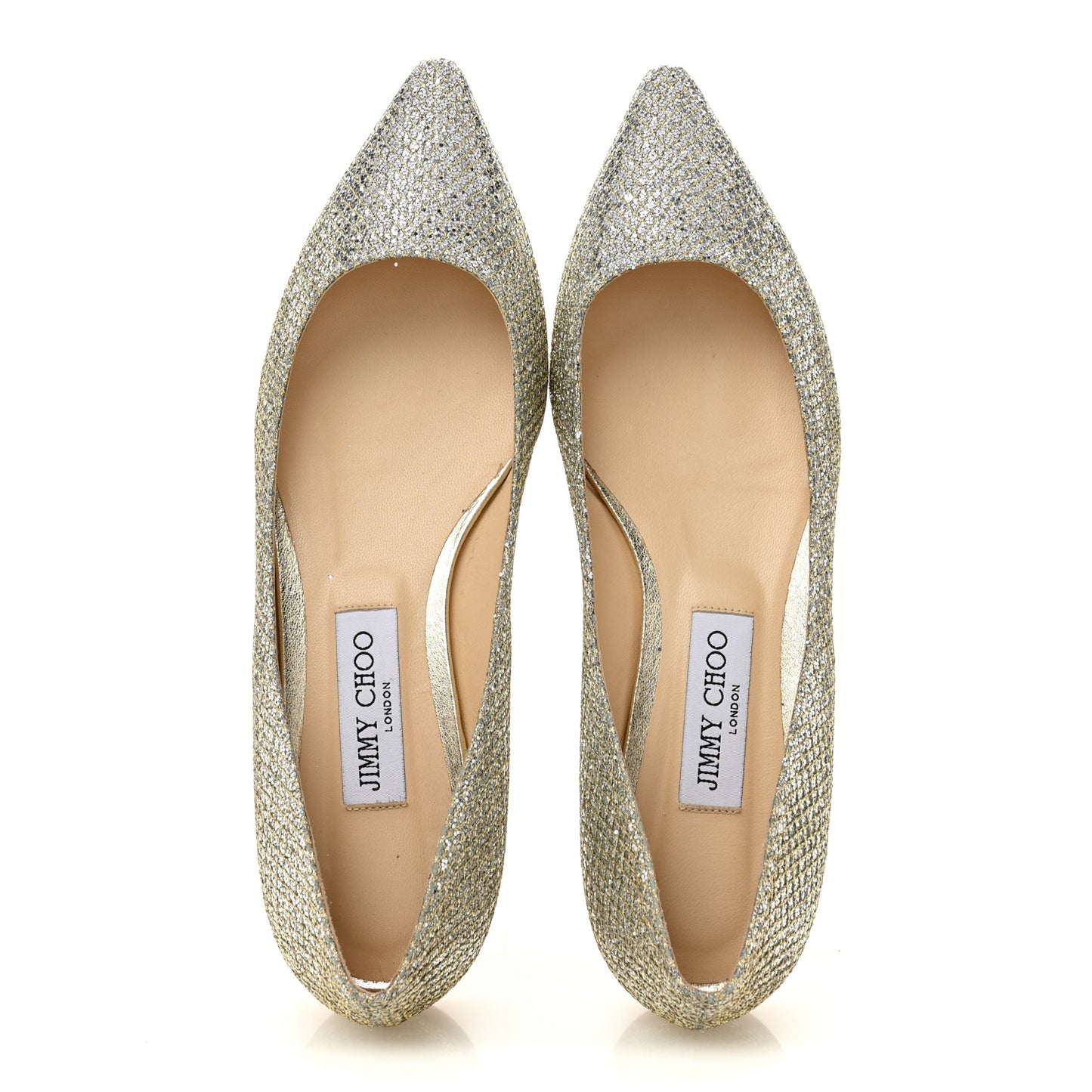 Glitter Romy Flats 39 Champagne