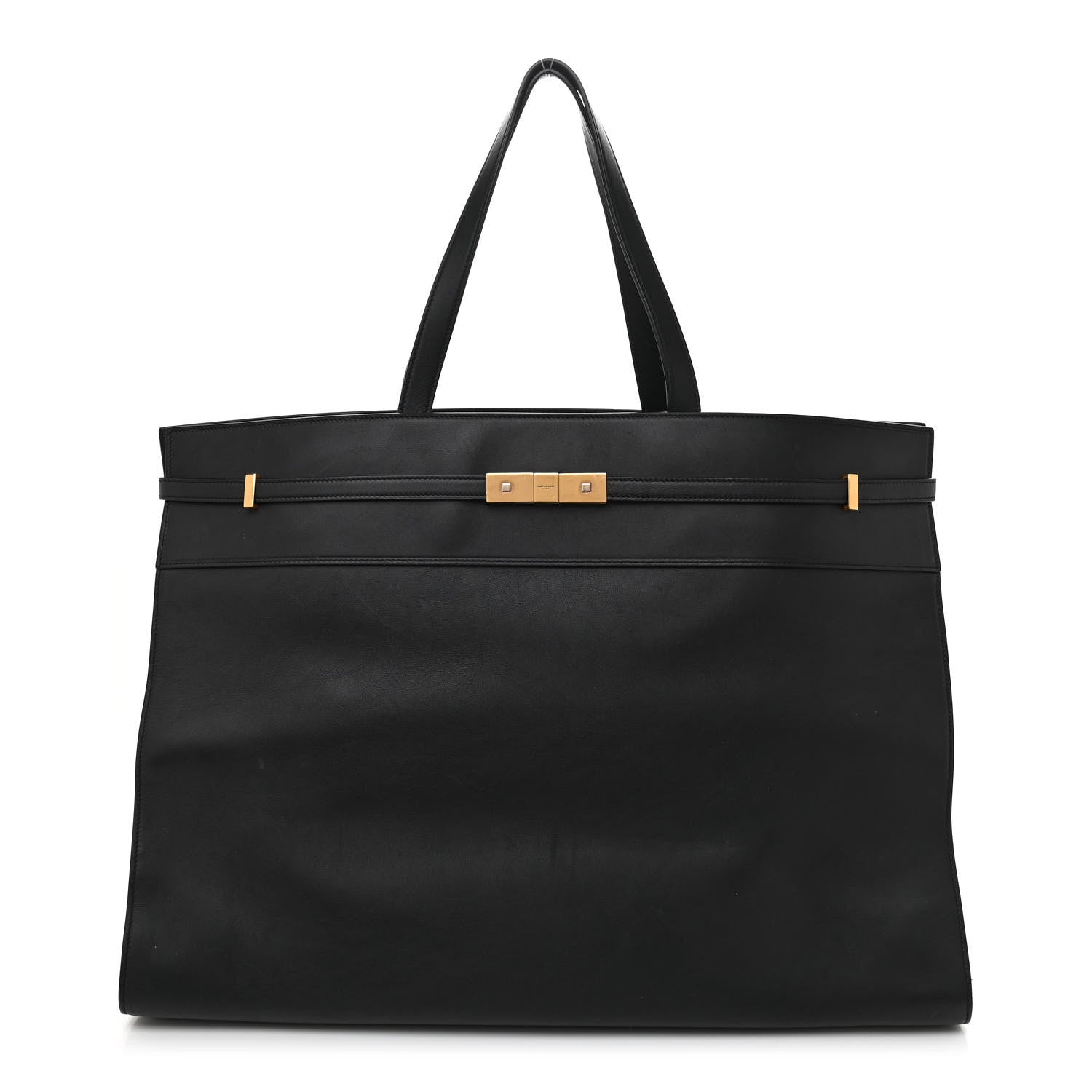 Saint Laurent Calfskin Large Manhattan Shopper Tote Black 1 of 7
