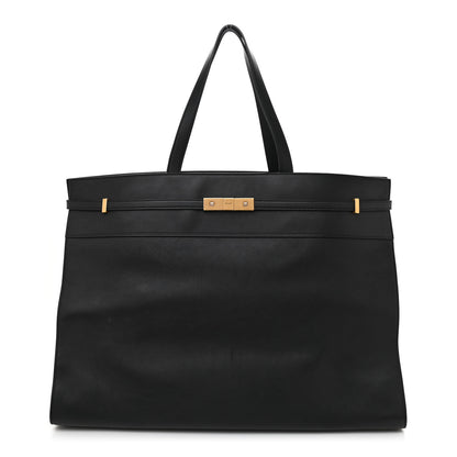 Saint Laurent Calfskin Large Manhattan Shopper Tote Black 1 of 7