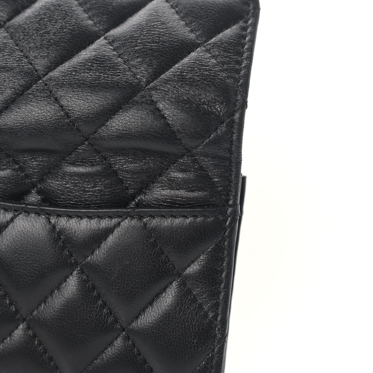 Chanel Lambskin Quilted Flap Card Holder Black 20 of 20