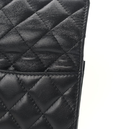 Chanel Lambskin Quilted Flap Card Holder Black 20 of 20