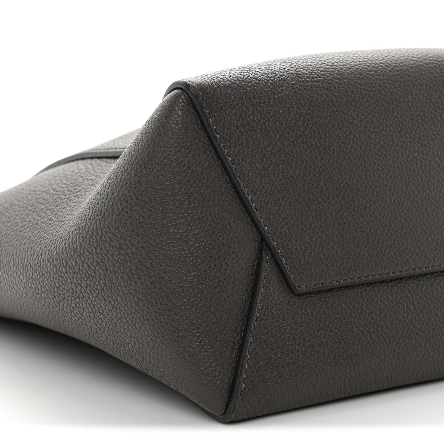 Celine Soft Grained Calfskin Small Sangle Bucket Bag Kohl 1890208