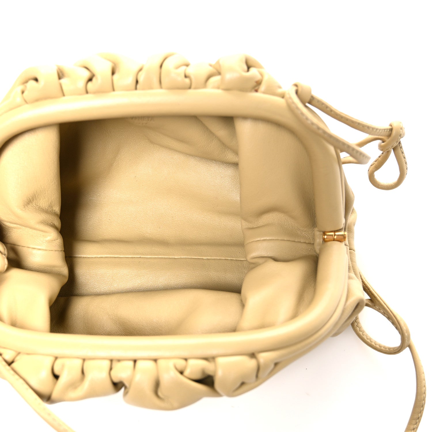 Bottega Veneta Butter Calfskin The Mini Pouch Almond 5 of 12
