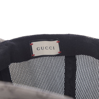 Gucci GG Supreme Monogram Kingsnake Print Baseball Hat S 57 Beige 6 of 7