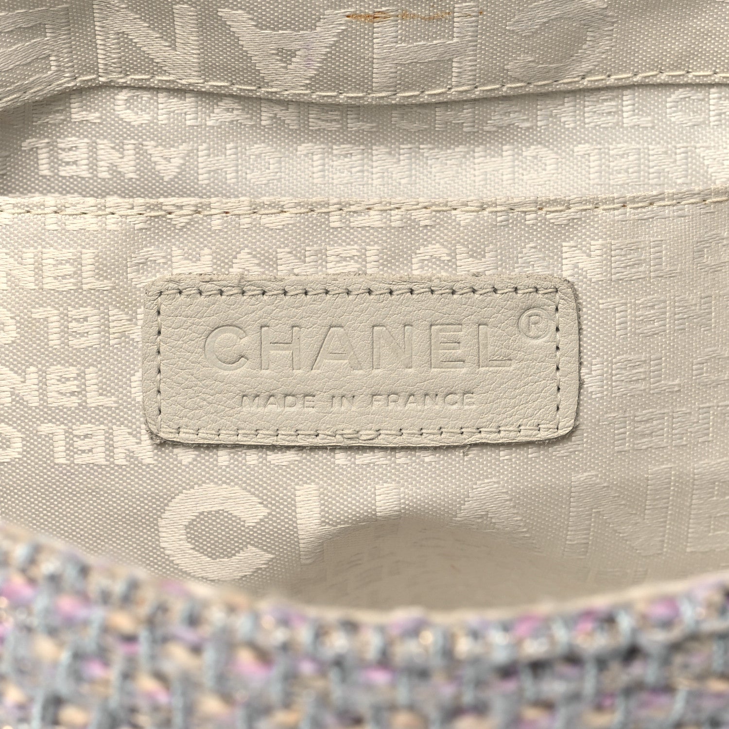 Chanel Tweed Medium Fantasy Flap Grey 6 of 12