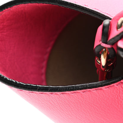 Valentino Garavani Vitello Small Rockstud Double Handle Tote Fuxia Fluo 16 of 16