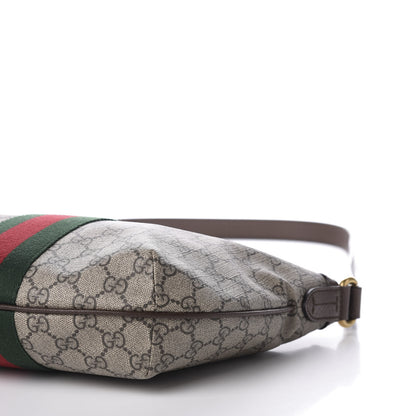 Gucci GG Supreme Monogram Web Small Ophidia Half Moon Hobo Brown 6 of 10