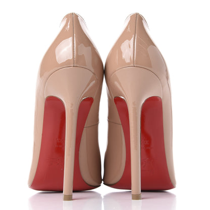 Christian Louboutin Patent Pigalle 120 Pumps 39.5 Nude 7 of 9