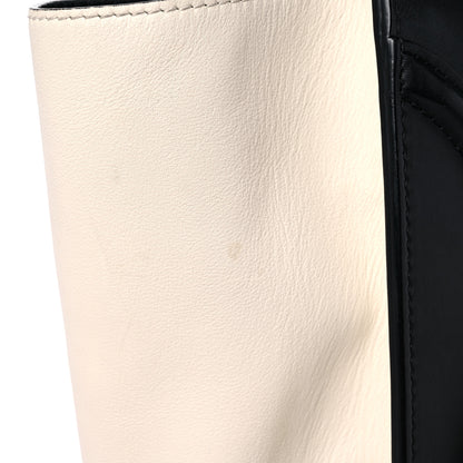 Celine Velluto Calfskin Tri-Color Mini Luggage Vanilla 31 of 37