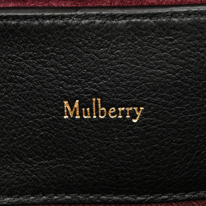 Mulberry Small Classic Grain Calfskin Large Seaton Black 6 of 9