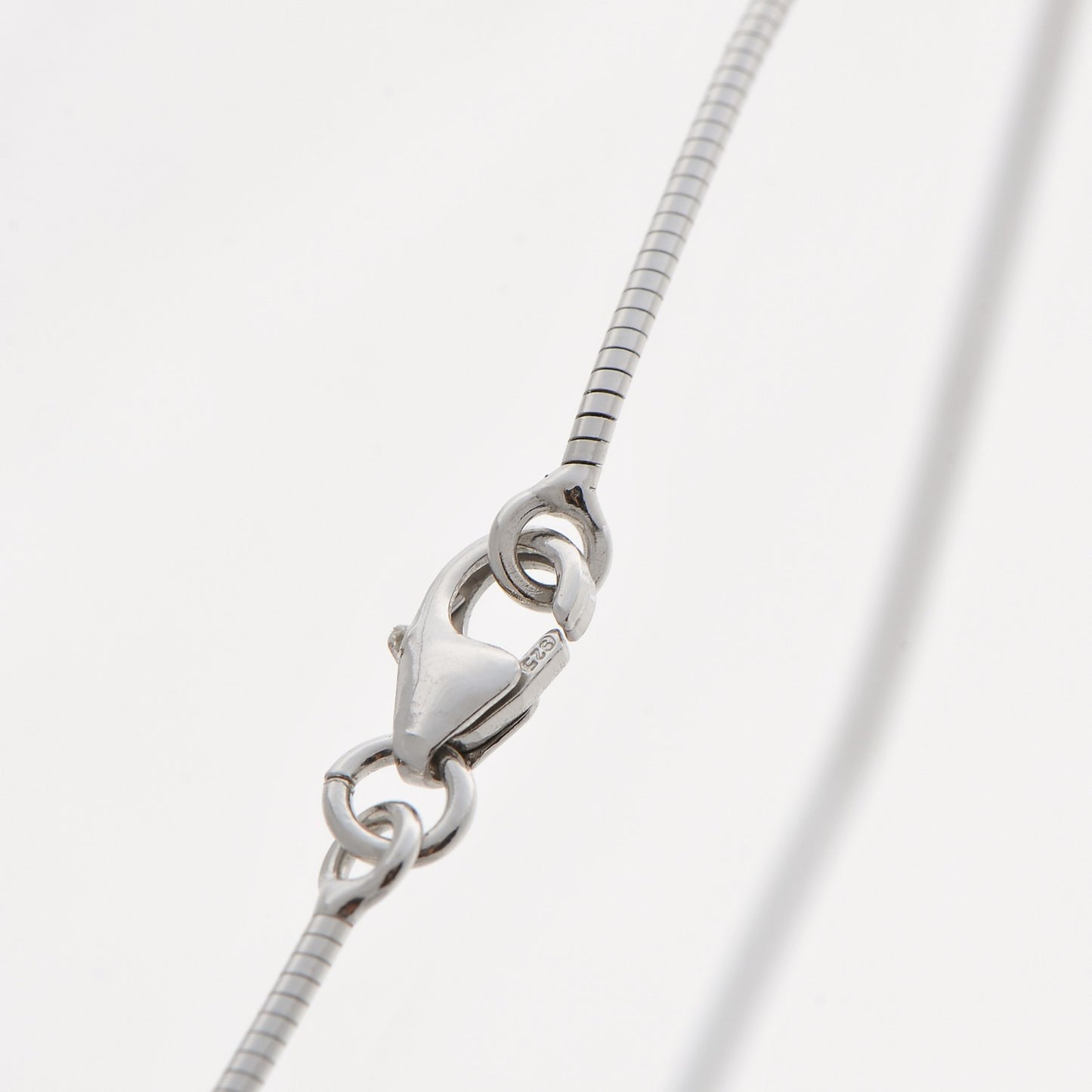 Lacquered Palladium Cage d'H Pendant Necklace Bleu