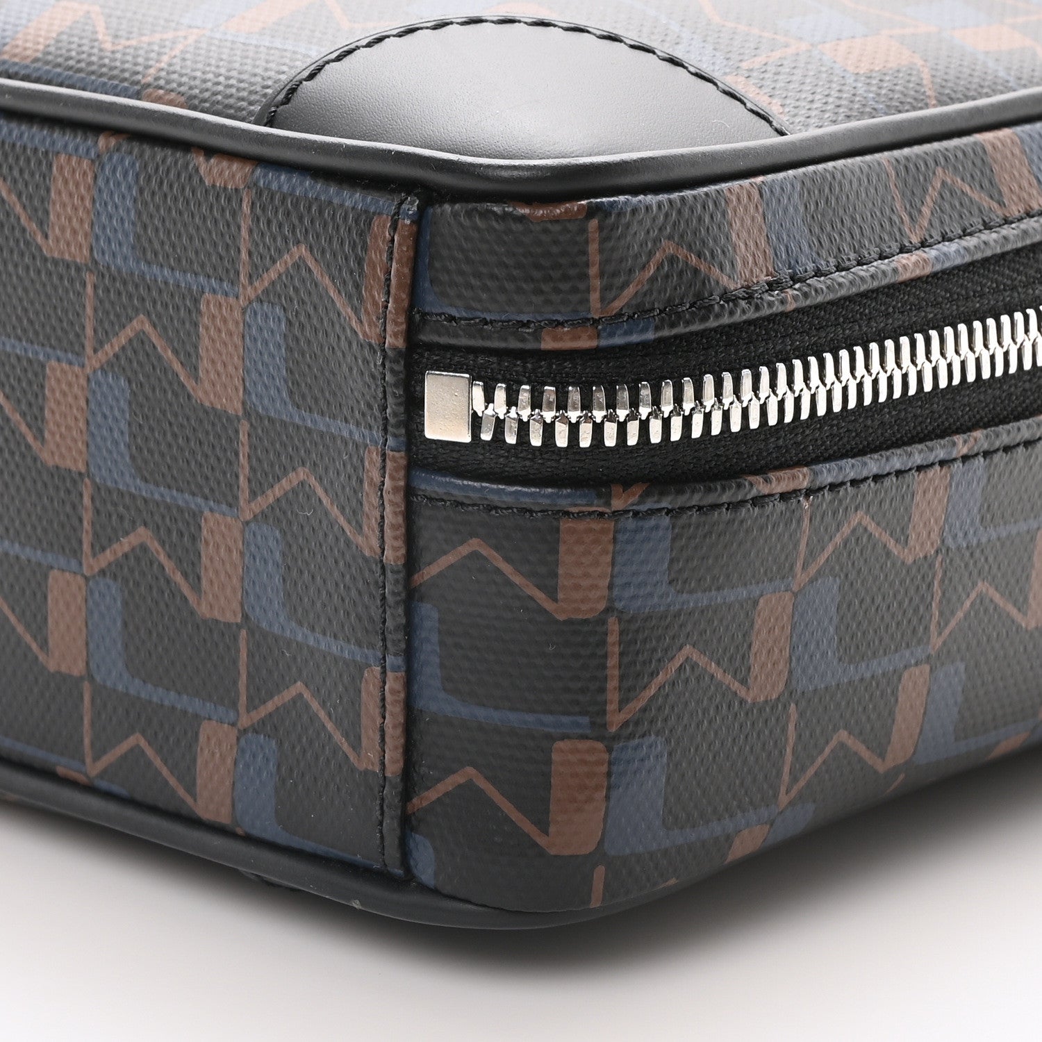 Moynat Toile 1920 Maxi Camera Bag Black Blue 9 of 9