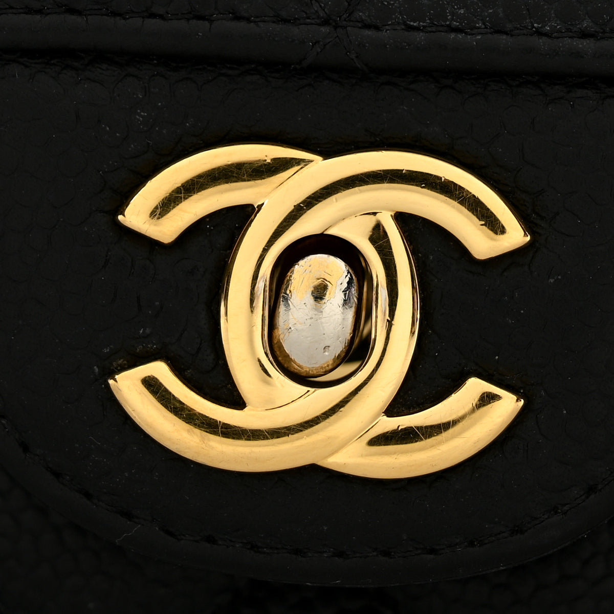 Chanel Caviar Quilted Small Double Flap Black 12 of 14
