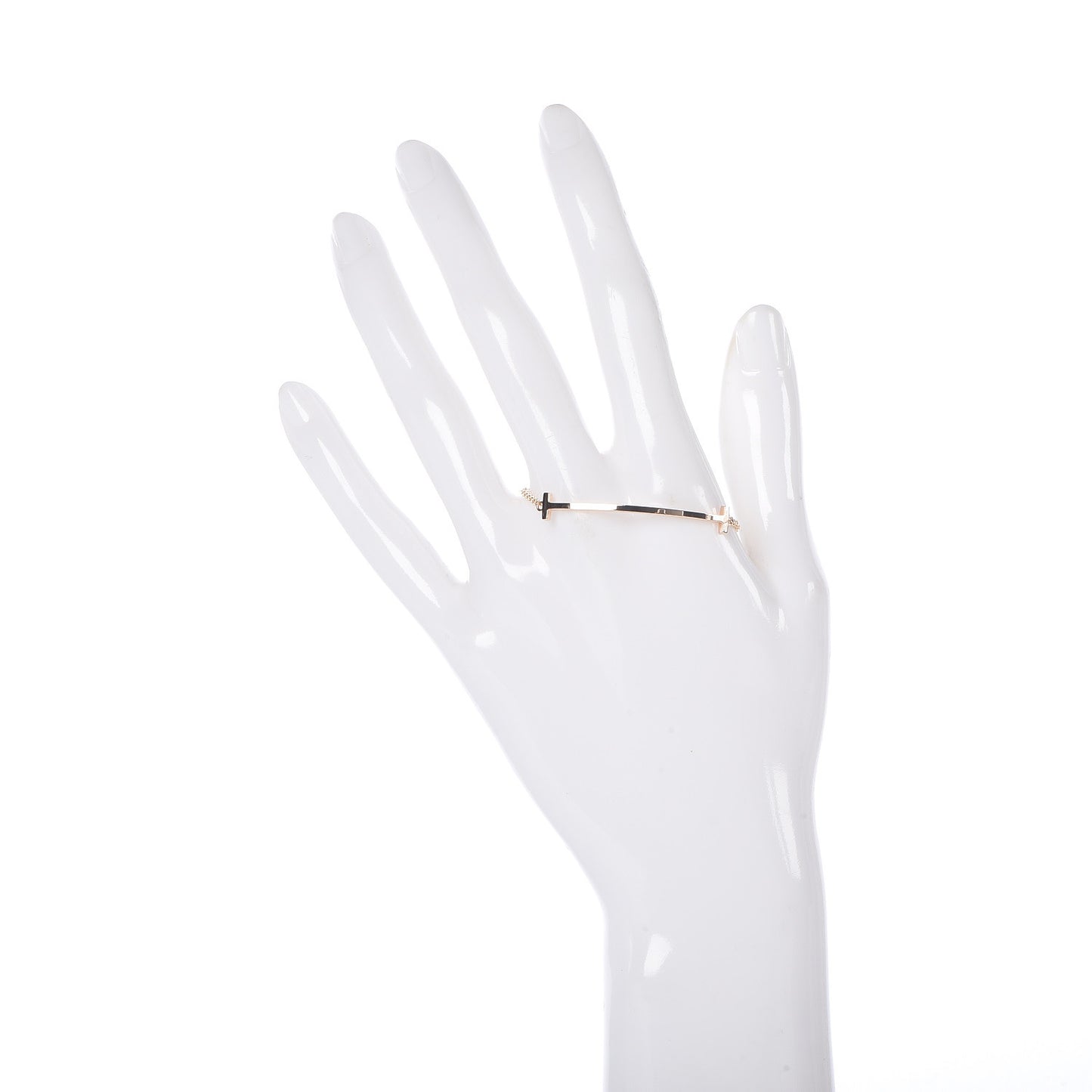 18K Rose Gold T Smile Bracelet