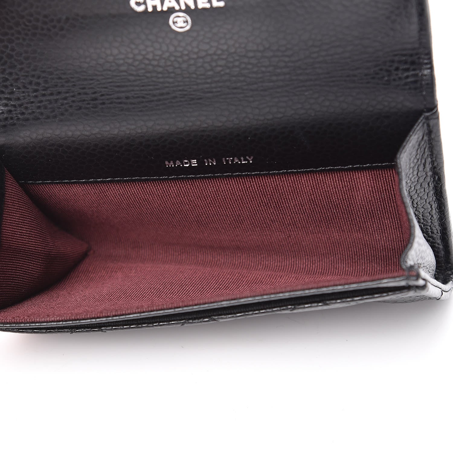 Chanel Caviar Quilted Flap Card Holder Black 5 of 8