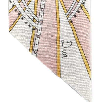 Christian Dior Silk High Priestess Tarot Mitzah Scarf Off White 4 of 4