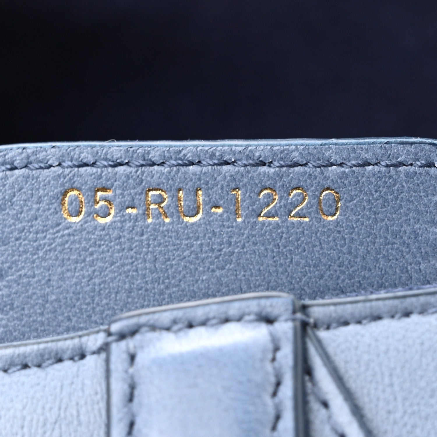 Christian Dior Calfskin Gradient Saddle Bag Indigo Blue 7 of 10