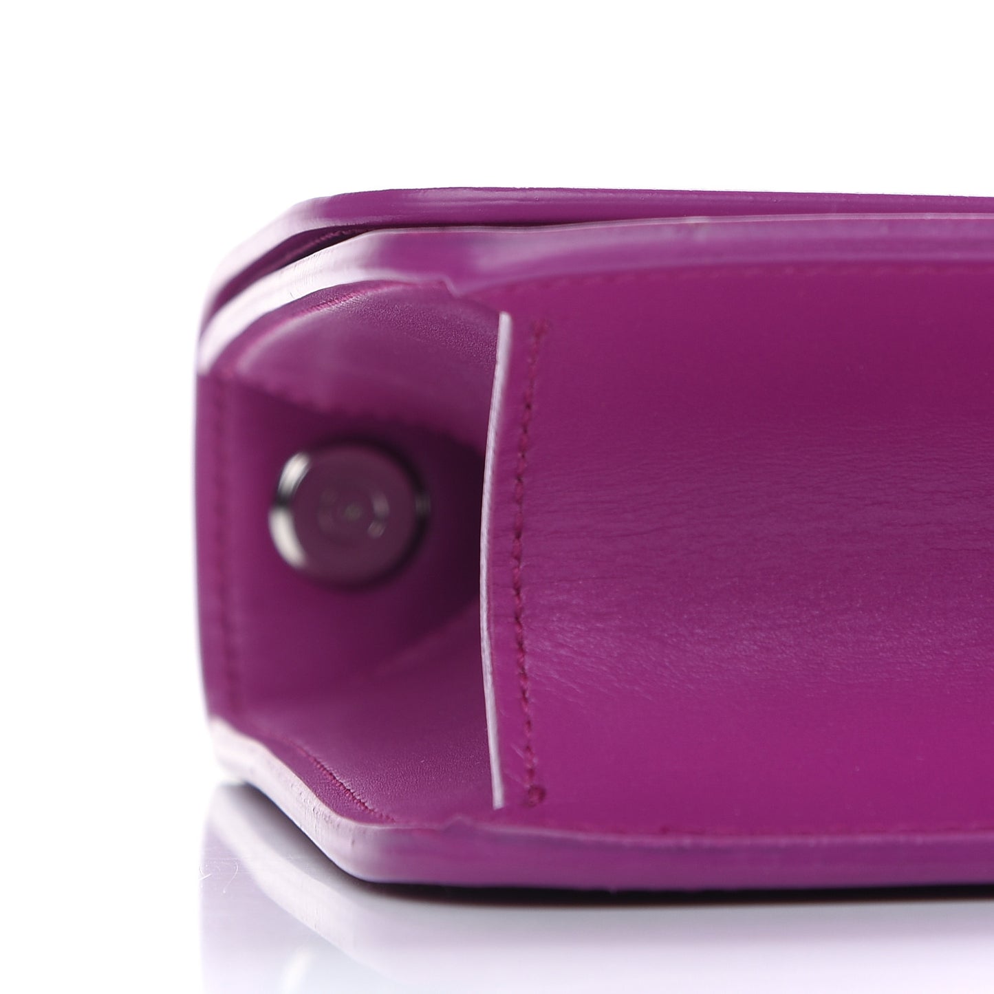 Smooth Calfskin Le Carre Shoulder Bag Purple