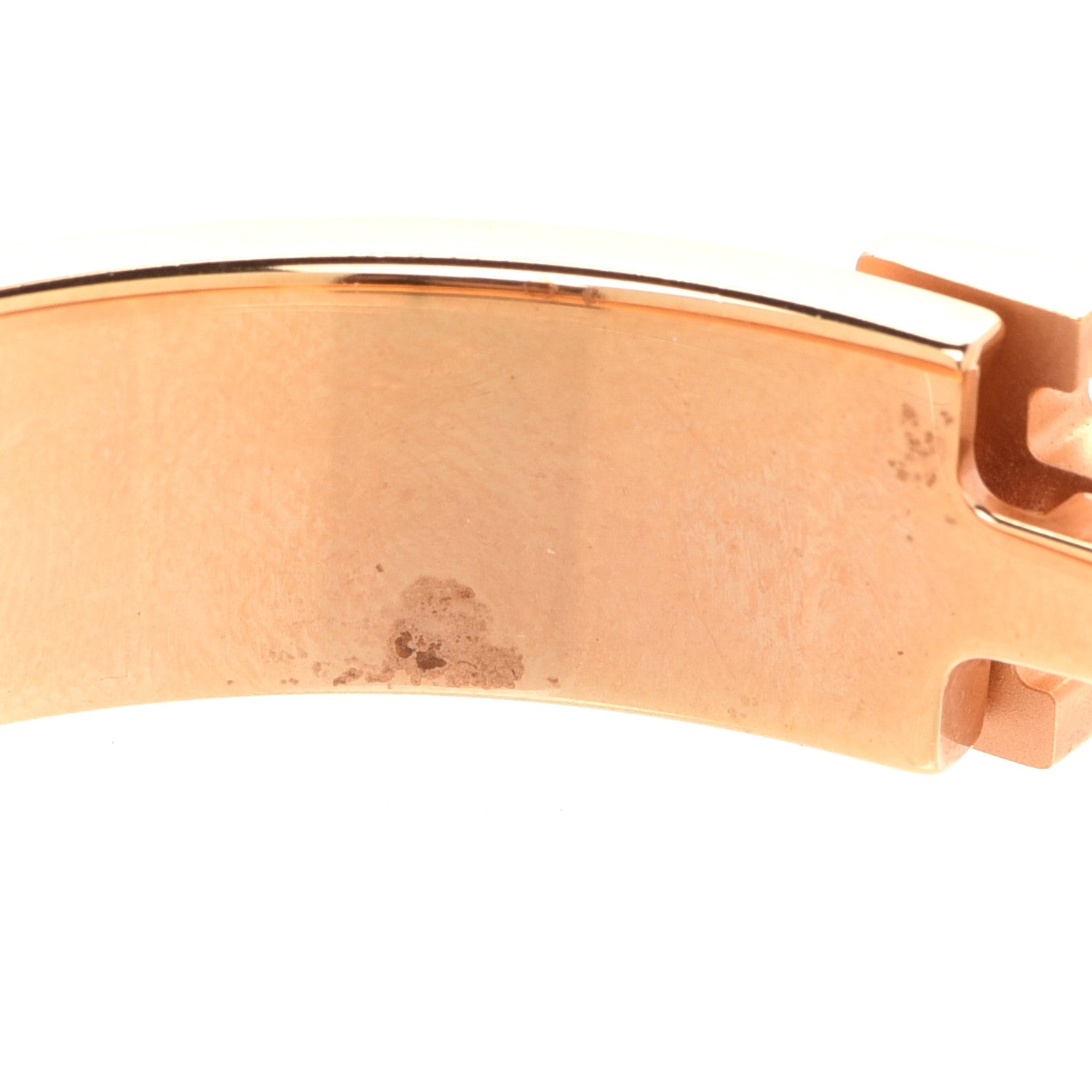 Hermes Enamel Narrow Clic Clac H Bracelet PM Rose Dragee 4 of 6