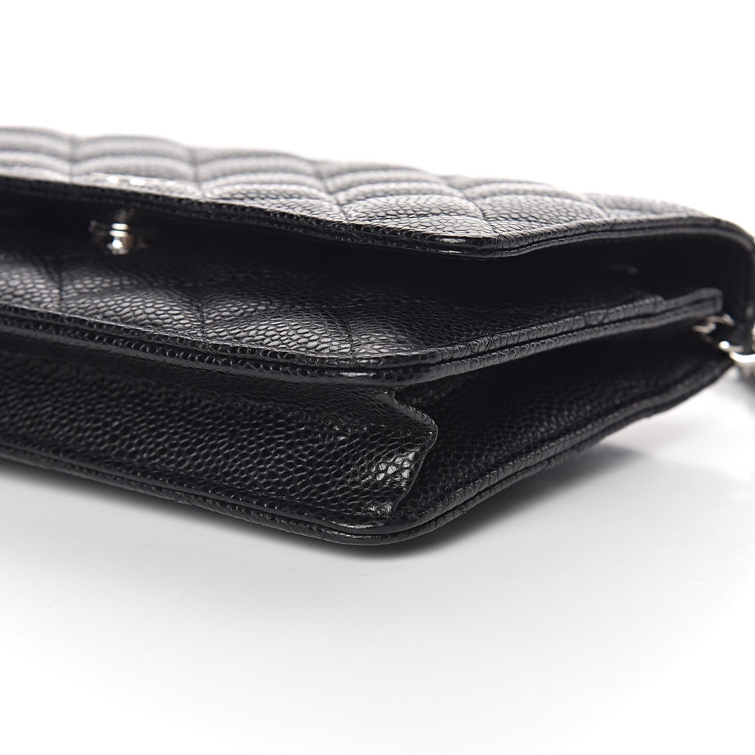 Chanel Caviar Quilted Wallet On Chain WOC Black 10 of 12