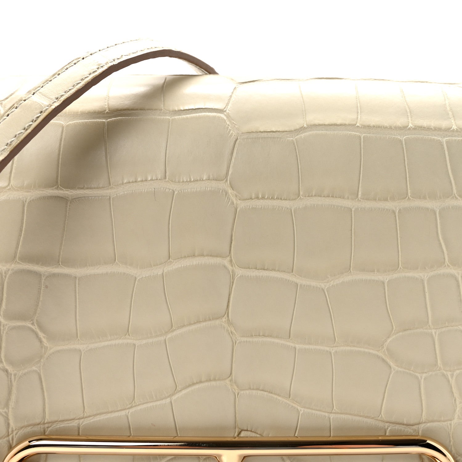 Hermes Matte Alligator Mini Sac Roulis Beton 8 of 11