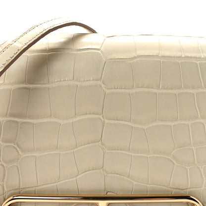 Hermes Matte Alligator Mini Sac Roulis Beton 8 of 11