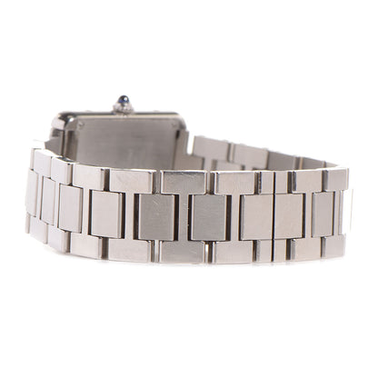 Cartier Stainless Steel 24mm Tank Solo Quartz Watch 3 of 9