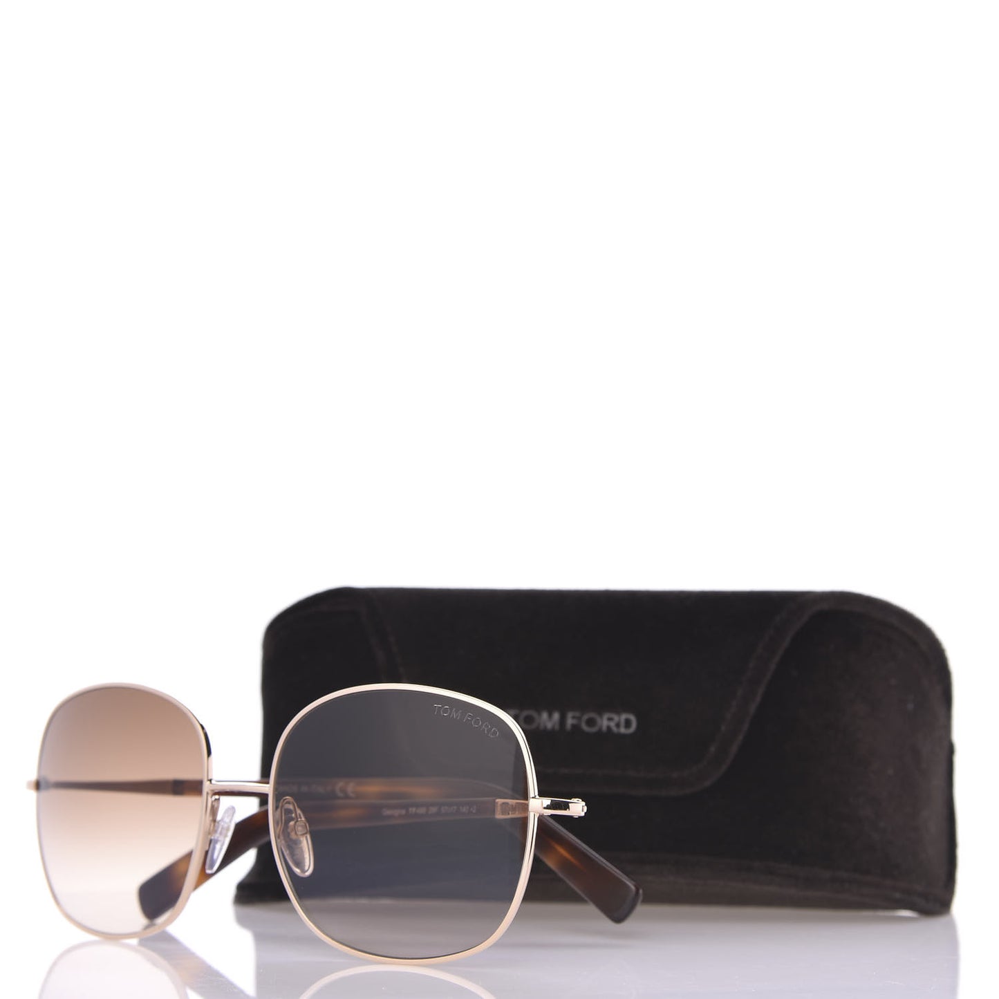 Acetate Georgina Sunglasses TF499 Tortoise