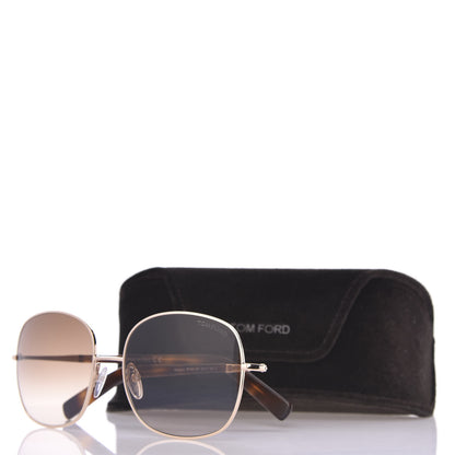 Tom Ford Acetate Georgina Sunglasses TF499 Tortoise 7 of 7
